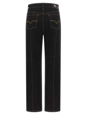 Джинсы VERSACE High waist jeans (10267501A187781D040) #