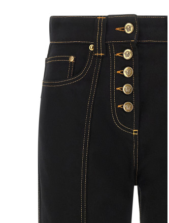 Джинсы VERSACE High waist jeans (10267501A187781D040) #