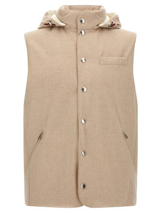 Жилет BRUNELLO CUCINELLI Flannel vest