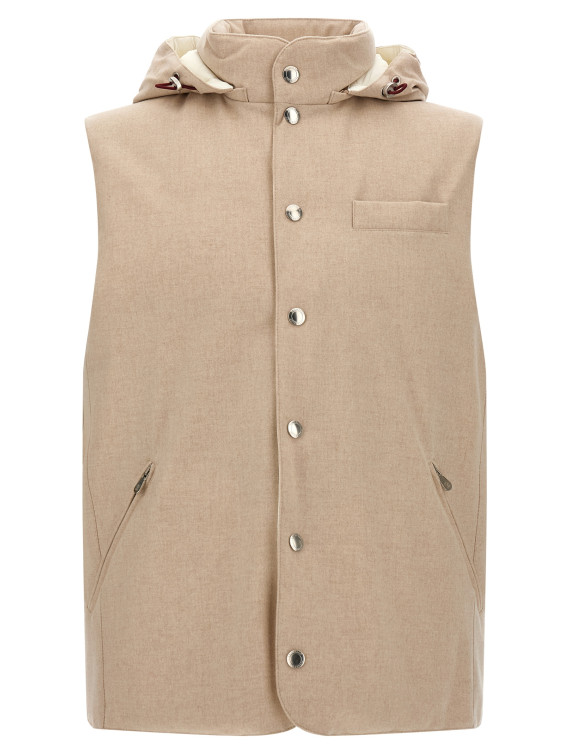 Жилет BRUNELLO CUCINELLI Flannel vest (MM4701775CID85) #1
