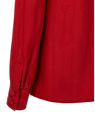 Рубашка GUCCI 'Incrocio GG' (865102ZAM486199) #