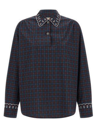 Рубашка MARNI Sangallo embroidery shirt