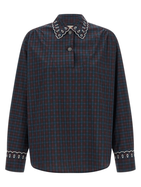 Рубашка MARNI Sangallo embroidery shirt (TTMA0460S0UTC713CHC92) #1