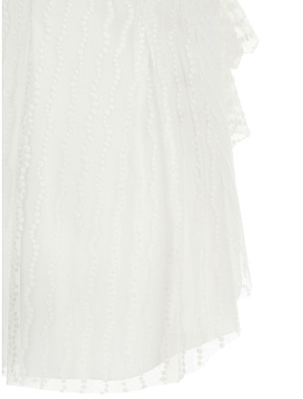 Повседневный топ ALBERTA FERRETTI Asymmetrical tulle top (A080551200002) #