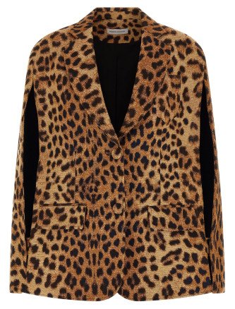 Жакет FEDERICA BONIFACI 'Cape Leopard'