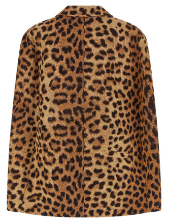Жакет FEDERICA BONIFACI 'Cape Leopard' (KA053BEIGELEOPARD) #