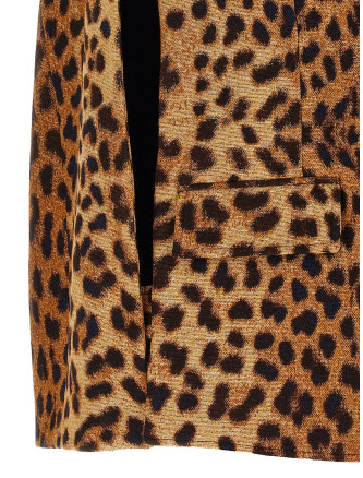 Жакет FEDERICA BONIFACI 'Cape Leopard' (KA053BEIGELEOPARD) #