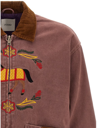 Куртка FOUND Canvas jacket with embroideries (FOFW26JA040128430) #