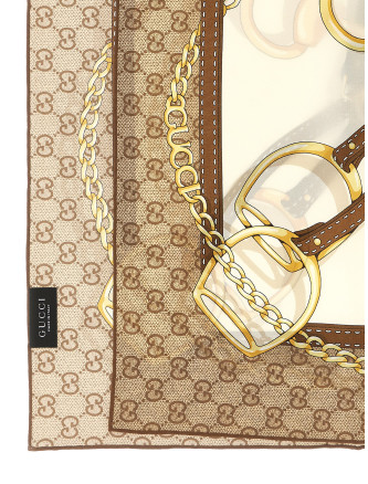 Шарф GUCCI Carré silk twill (8742303G0059965) #