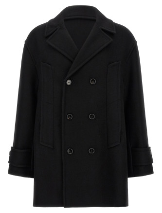 Пальто AMI PARIS Virgin wool caban
