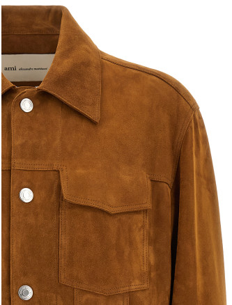 Куртка AMI PARIS 'Trucker' (UJK951LH0059282) #