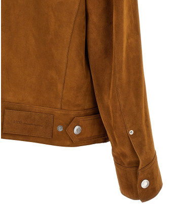 Куртка AMI PARIS 'Trucker' (UJK951LH0059282) #