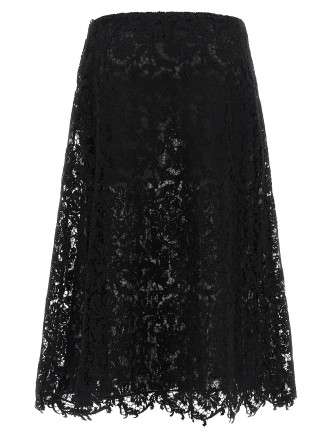 Юбка миди FENDI Macramé lace skirt (FQ7756B1U2F0QA1) #