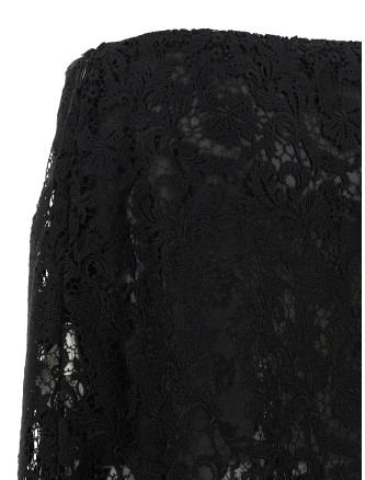 Юбка миди FENDI Macramé lace skirt (FQ7756B1U2F0QA1) #