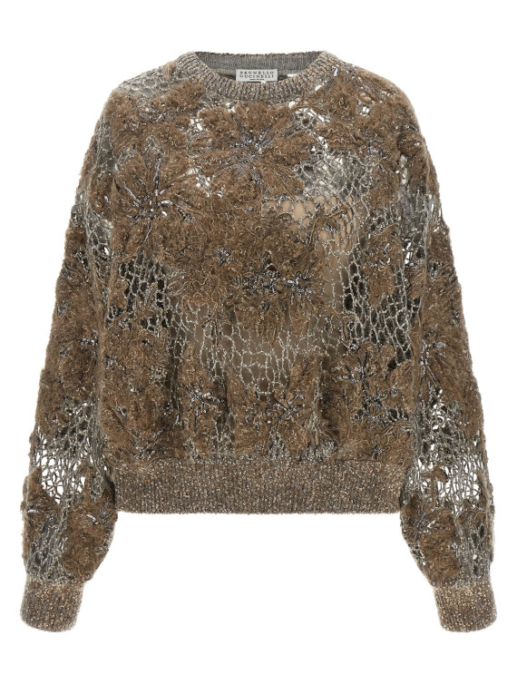 Свитер BRUNELLO CUCINELLI 'Whispering Bloom Embroidery' (MLRR18800C9176) #1