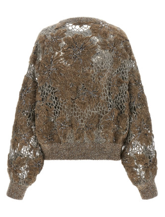 Свитер BRUNELLO CUCINELLI 'Whispering Bloom Embroidery' (MLRR18800C9176) #