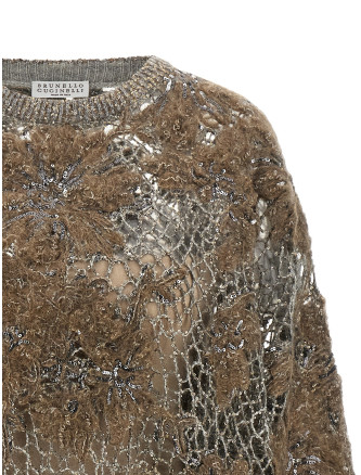 Свитер BRUNELLO CUCINELLI 'Whispering Bloom Embroidery' (MLRR18800C9176) #