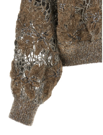 Свитер BRUNELLO CUCINELLI 'Whispering Bloom Embroidery' (MLRR18800C9176) #
