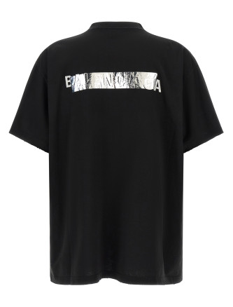 Футболка BALENCIAGA 'Silver Tape' (850345TVVE21000) #