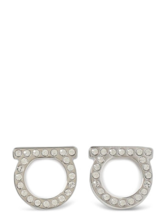 Серьги FERRAGAMO 'Gancini Crystals'