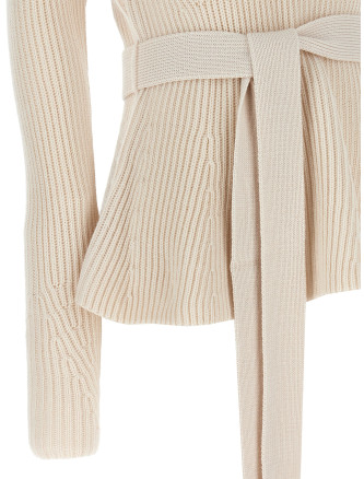 Свитер ZIMMERMANN 'Illustration Peplum' (0232TF241CRM) #