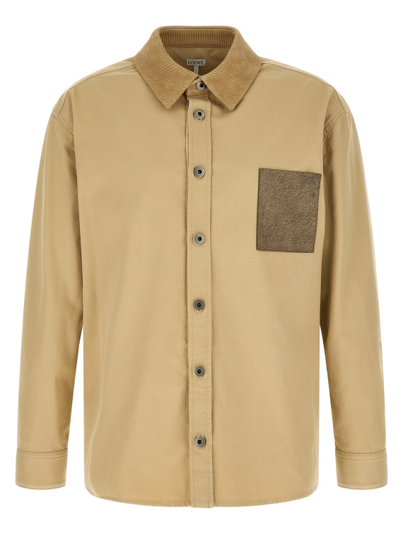 Куртка LOEWE Cotton overshirt with tschino (H526Y05WHC2140) #1