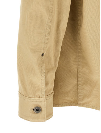 Куртка LOEWE Cotton overshirt with tschino (H526Y05WHC2140) #