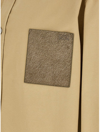 Куртка LOEWE Cotton overshirt with tschino (H526Y05WHC2140) #