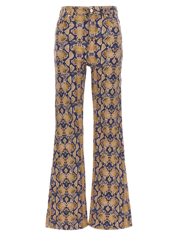Джинсы GANNI Python jeans (J1389883) #1