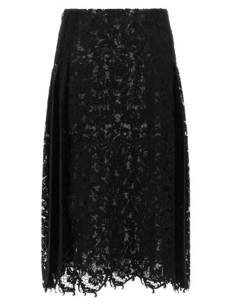 Юбка миди FENDI Macramé lace skirt (FQ7762B1U2F0QA1) #