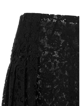 Юбка миди FENDI Macramé lace skirt (FQ7762B1U2F0QA1) #