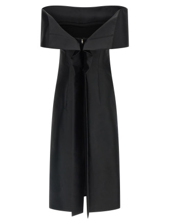Платье миди JIL SANDER Off-the-shoulder dress (J03CT0679J55111001) #