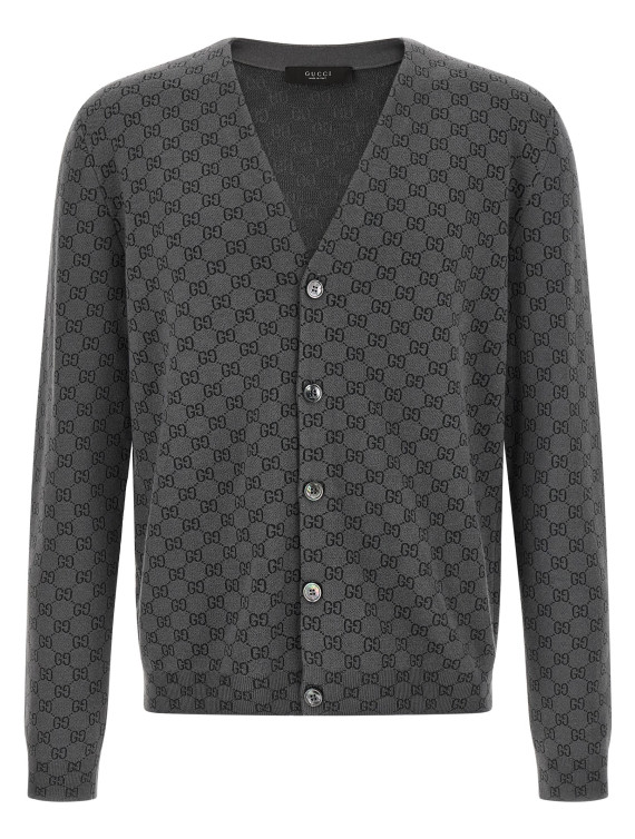 Кардиган GUCCI GG wool and silk cardigan (A0027KXKFMB1044) #1