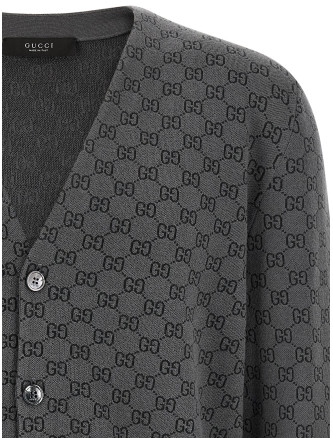 Кардиган GUCCI GG wool and silk cardigan (A0027KXKFMB1044) #