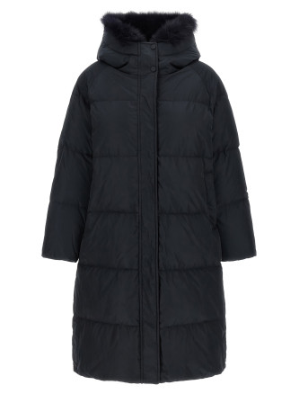 Пуховик ARMY YVES SALOMON Fox fur finishing down jacket
