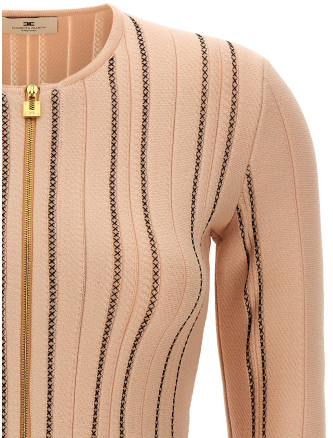 Кардиган ELISABETTA FRANCHI Cropped knit cardigan (MK38Q67E2EM3) #