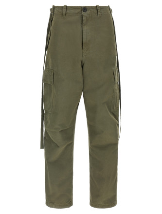 Брюки FENDI Double stitch embroidery pants