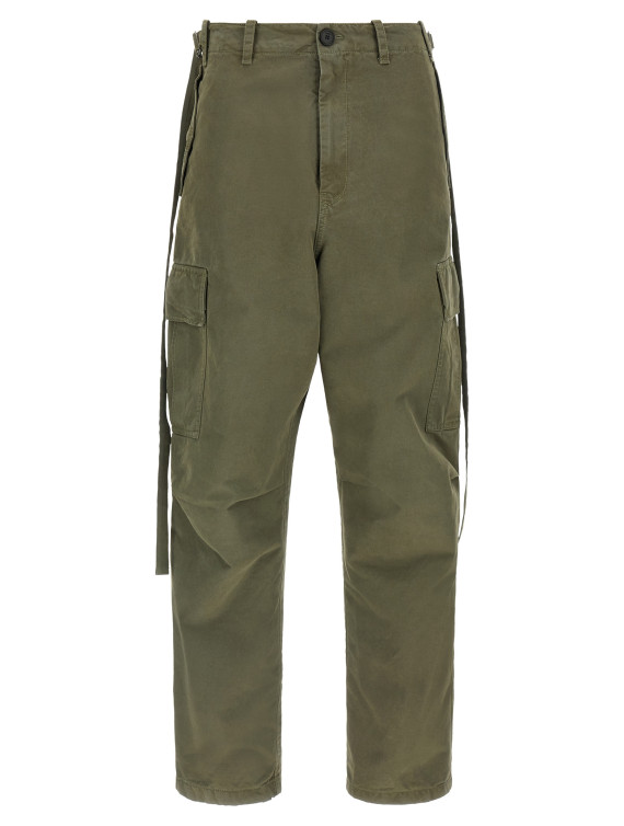 Брюки FENDI Double stitch embroidery pants (FR6773AME4F0QQ4) #1
