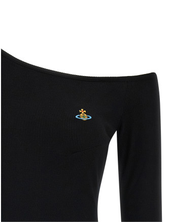 Футболка VIVIENNE WESTWOOD 'Orgy Shoulder' (1G01001JJ00BON401) #