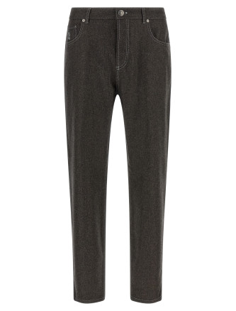 Брюки BRUNELLO CUCINELLI Flannel pants