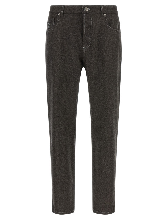 Брюки BRUNELLO CUCINELLI Flannel pants (M038PF1012CEQ58) #1