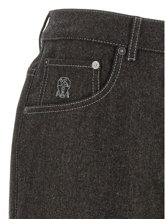 Брюки BRUNELLO CUCINELLI Flannel pants (M038PF1012CEQ58) #