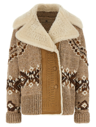Куртка ERMANNO SCERVINO Brogue detail jacket