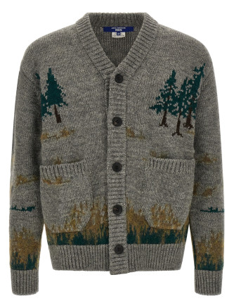 Кардиган JUNYA WATANABE Intarsia cardigan