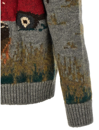 Кардиган JUNYA WATANABE Intarsia cardigan (WRN0061) #