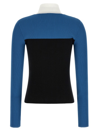 Свитер COURREGES Tricolor jersey (626MPU305FI0001I059) #