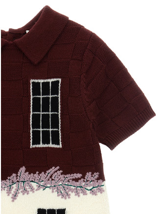 Платье BURBERRY 'Townhouse Bear' (8131193CLARETRED) #