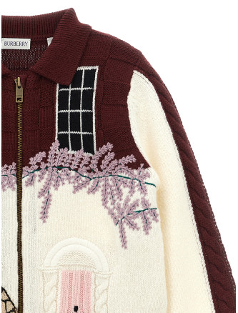 Кардиган BURBERRY 'Townhouse Bear' (8131194CLARETRED) #