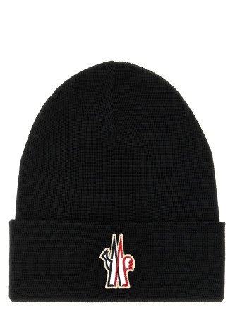 Шапка MONCLER GRENOBLE Logo patch beanie