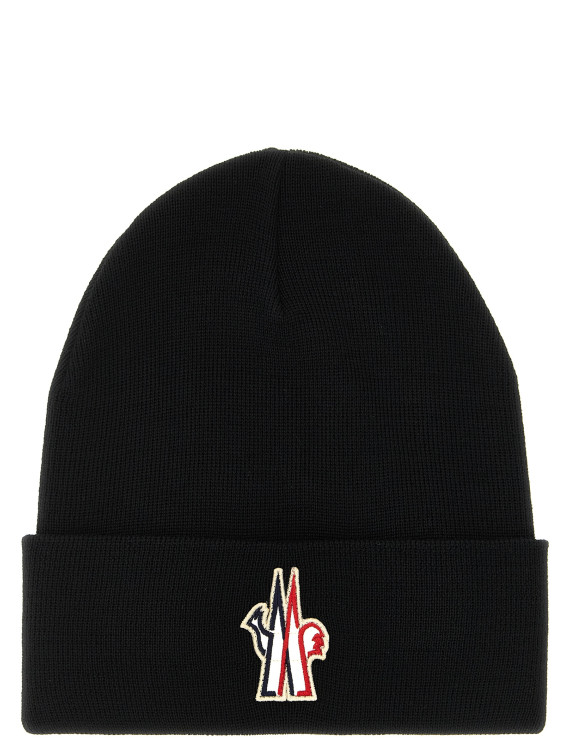 Шапка MONCLER GRENOBLE Logo patch beanie (L20973B0001309974999) #1